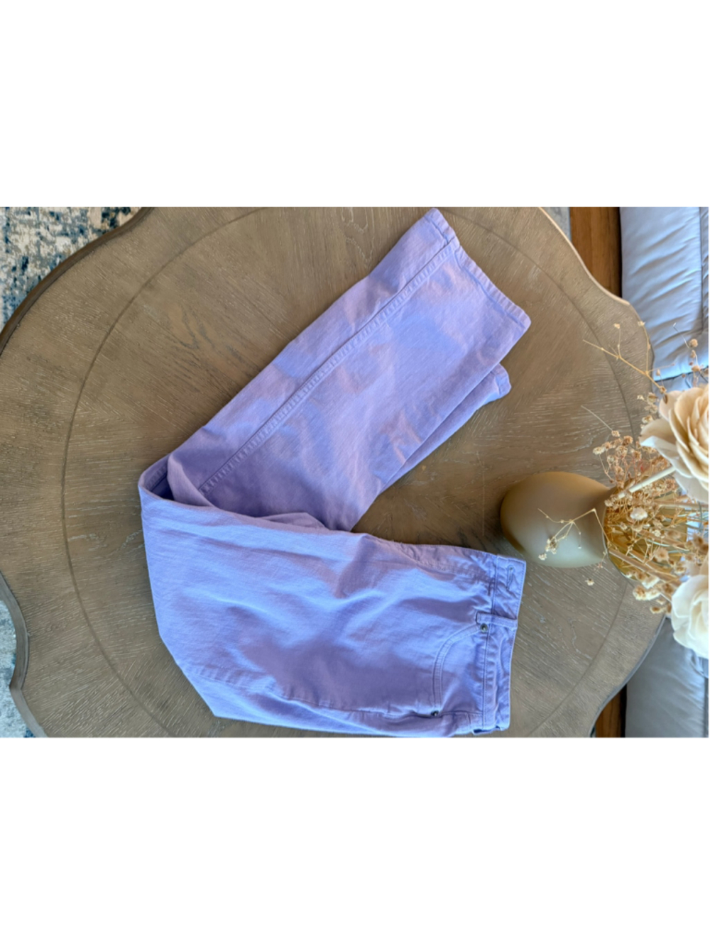 Women's Coldwater Creek Purple Cropped Jeans Size 8P